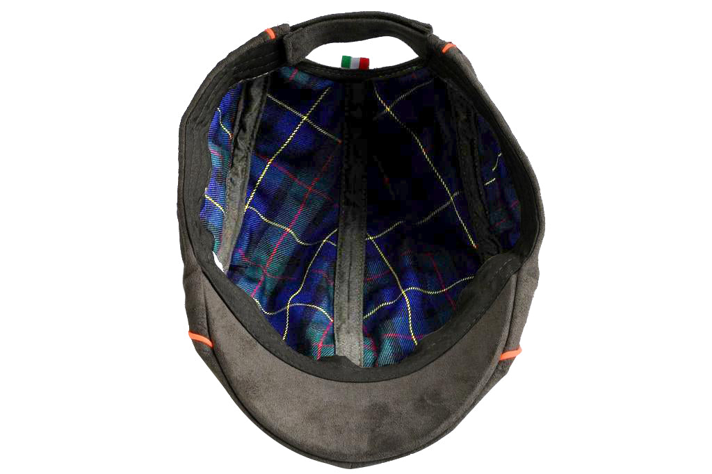 Suede flat cap
