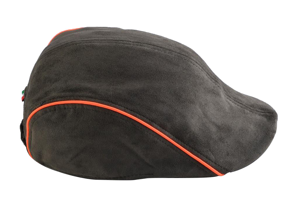 Suede flat cap