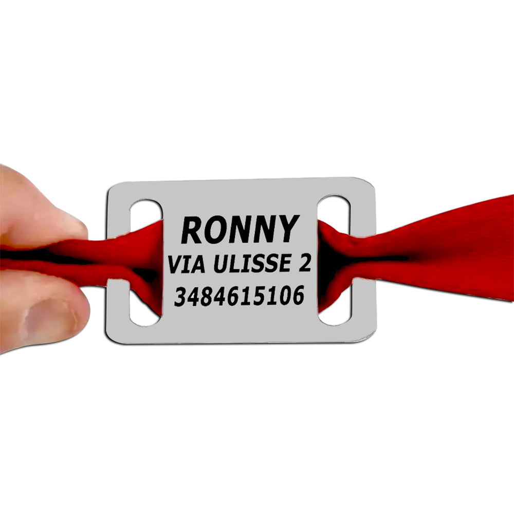 70x34mm loop tag for collars