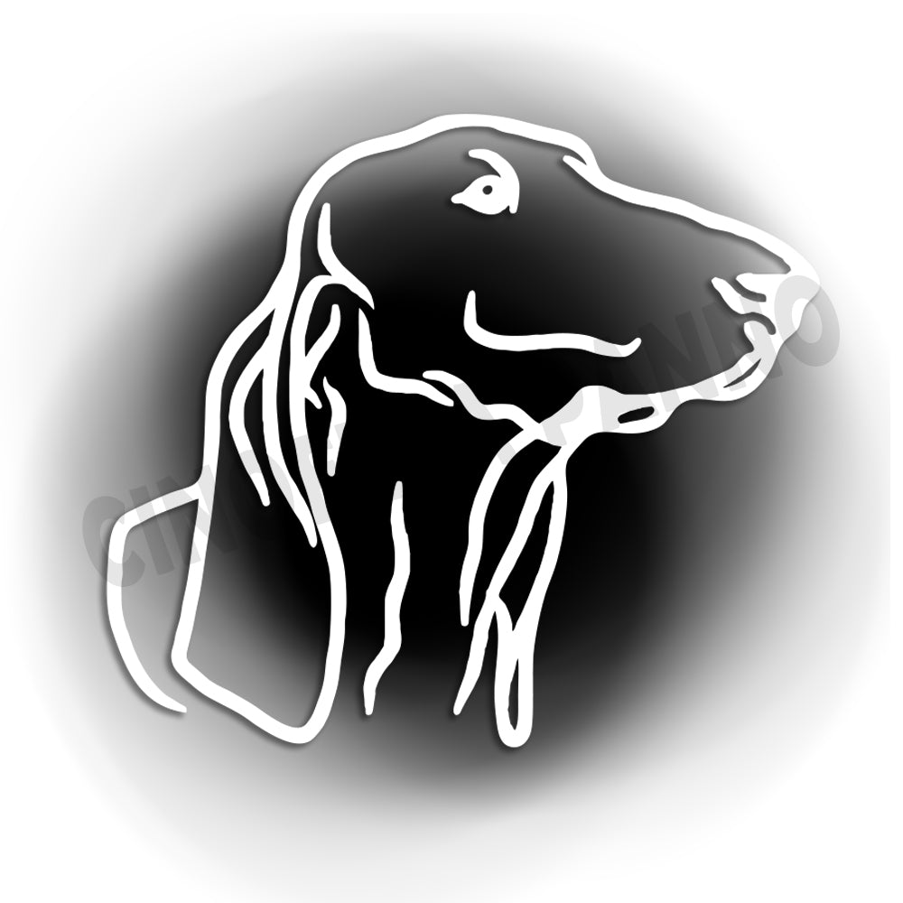 Italian Greyhound sticker with transparent background