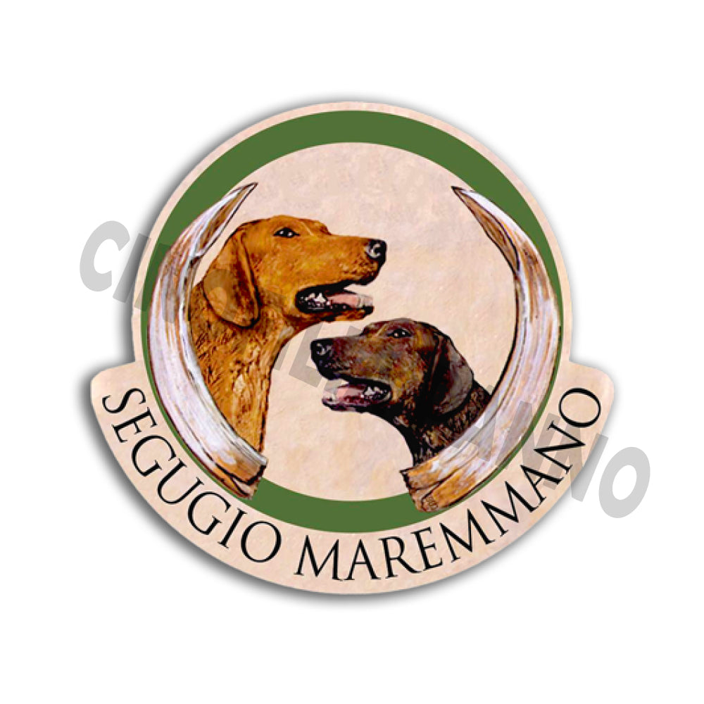 Adesivo segugio maremmano