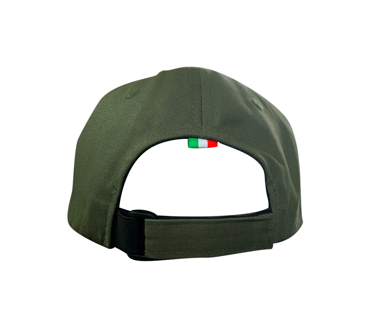 Green beanie with “il solengo_sconti!!” embroidery!!
