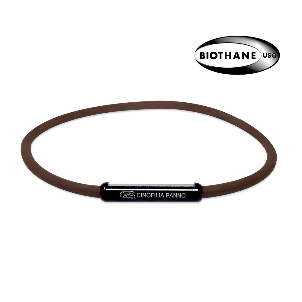 Neutral Biothane cord collar