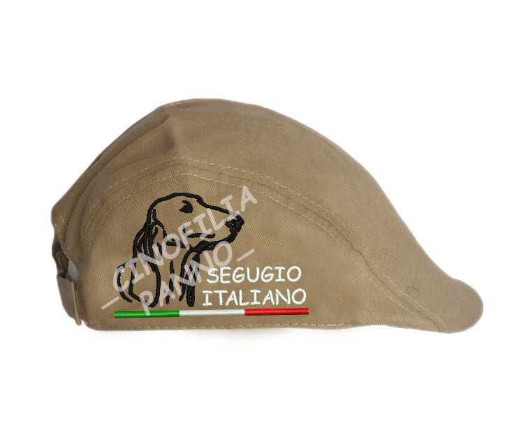 Italian Hound flat cap