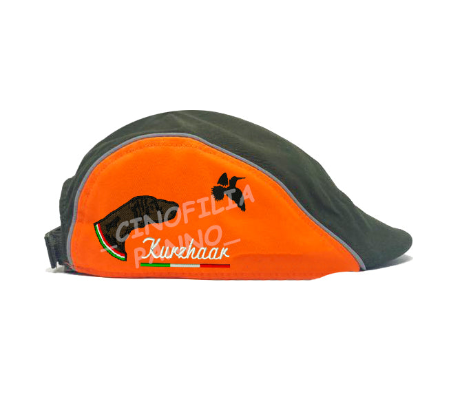 Kurzhaar flat cap with woodcock