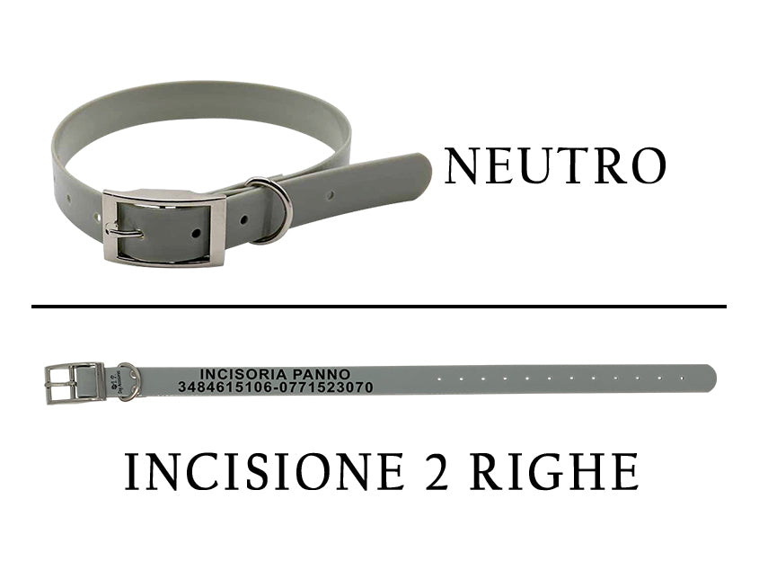 Collari incisi su 2 righe
