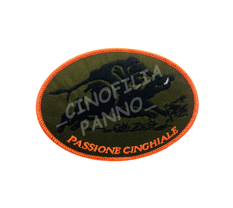 Patch ricamata cinghiale