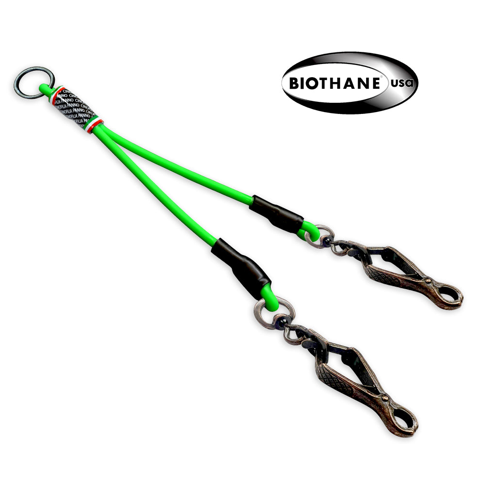 Bronze pin buckle split in biothane-usa®