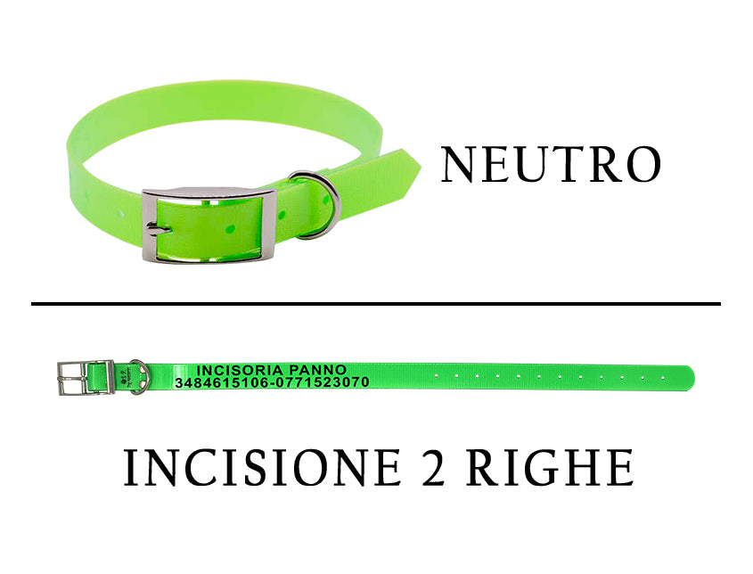 Collari incisi su 2 righe