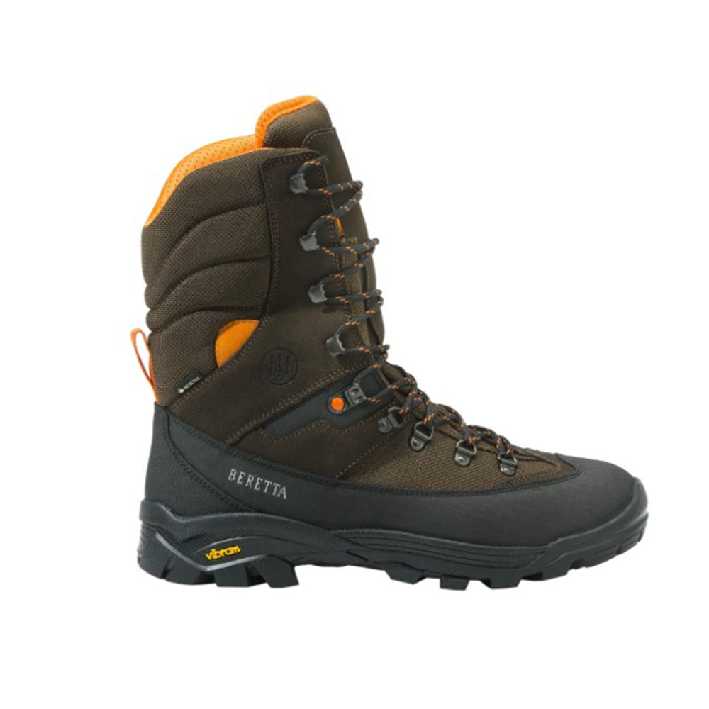 Scarponi Beretta Zambezi High GTX marroni con membrana Gore-Tex visti di lato