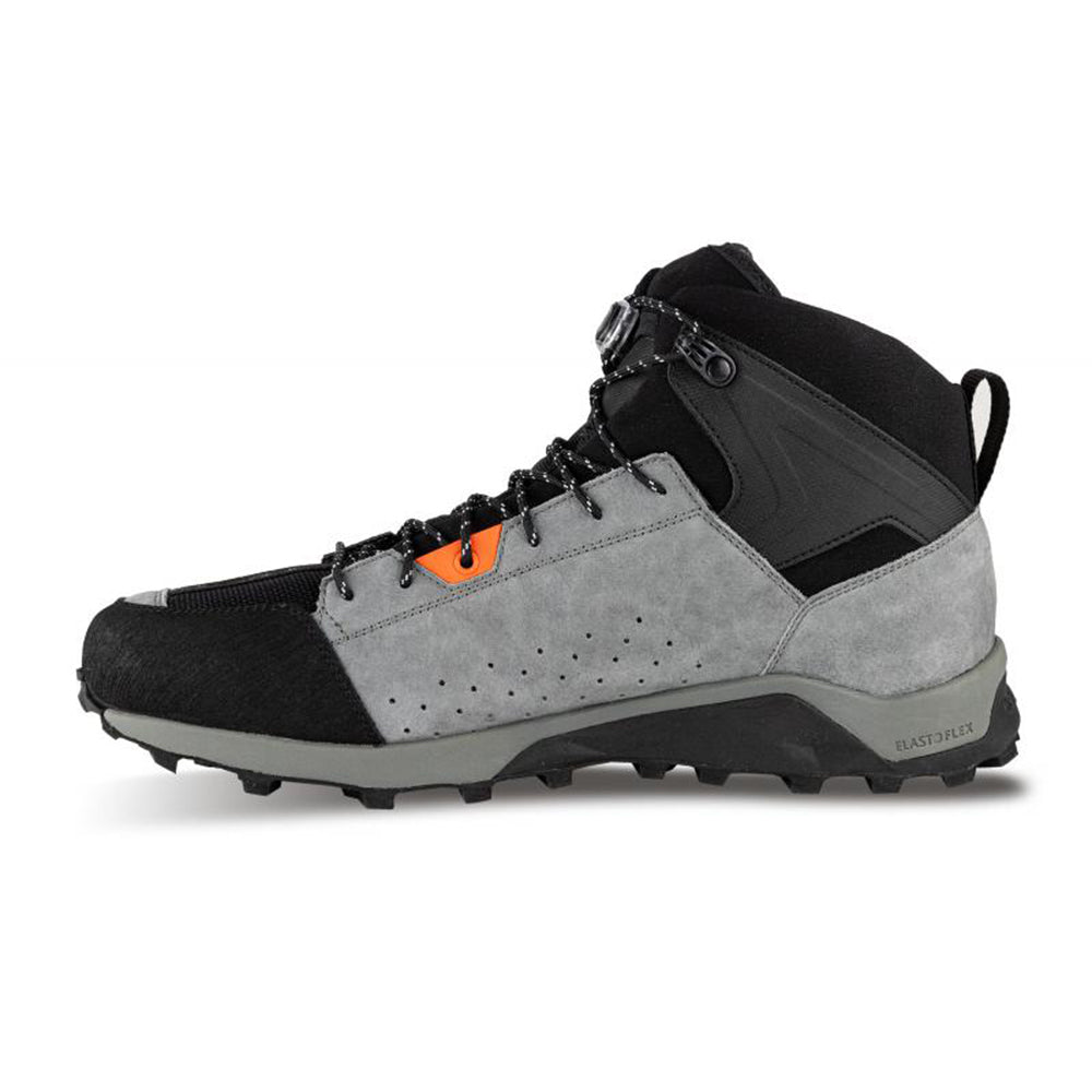 Scarponi Crispi Attiva Mid GTX marroni con suola Vibram e membrana Gore‑Tex vista laterale