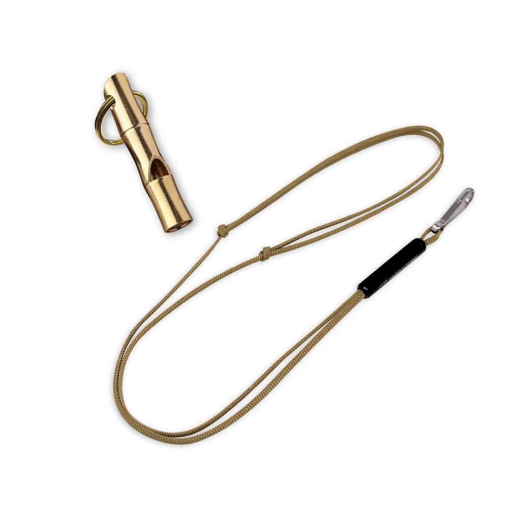 Fischietto ottone stile bambù Cinofilia Panno 5,5 cm