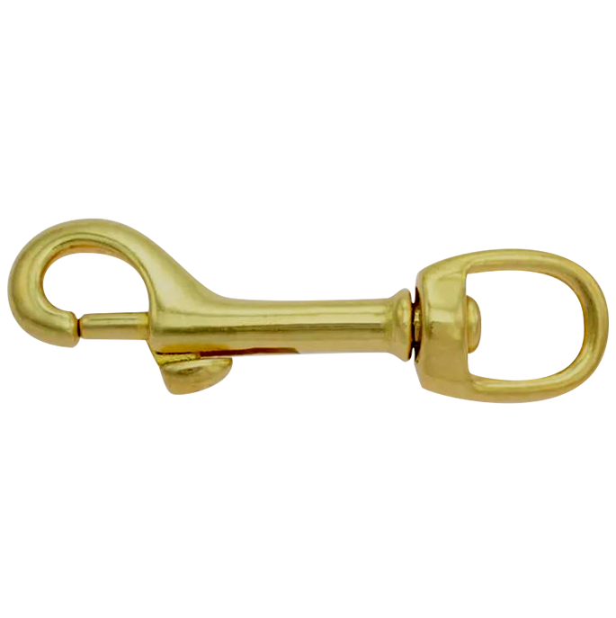 Medium brass carabiner