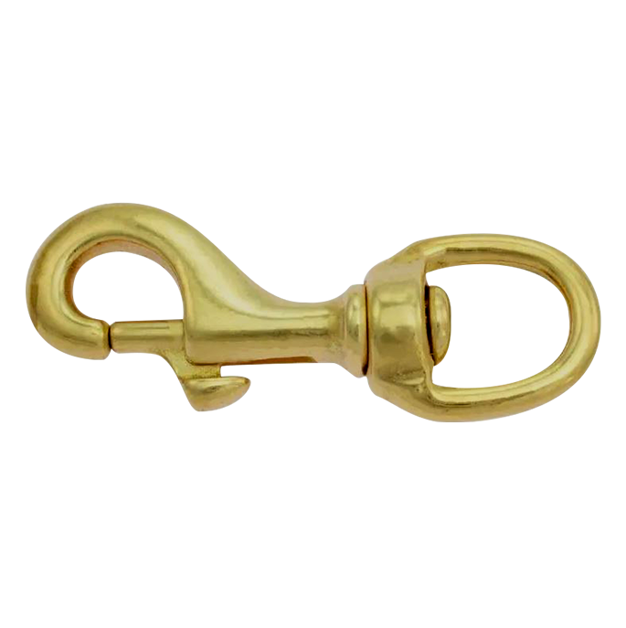 Large brass carabiner
