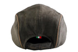Suede flat cap
