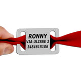 70x34mm loop tag for collars