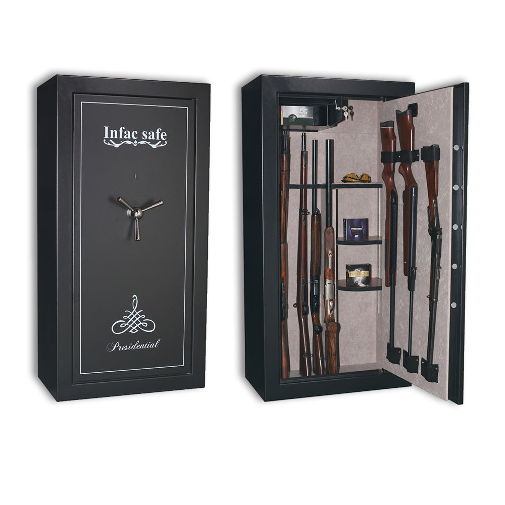 Cassaforte Infac Presidential PT23 19 armi con ottica + 4 senza ottica certificata EN14450 Classe S1