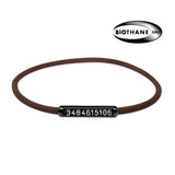 Engraved Biothane cord collar