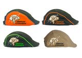 Brown briquet flat cap