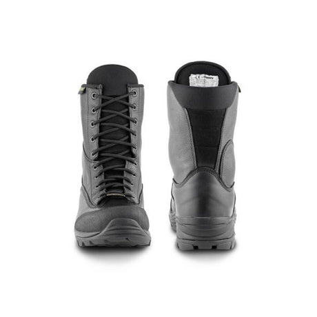 Scarponi Crispi Tiger GTX marroni vista laterale con suola Vibram