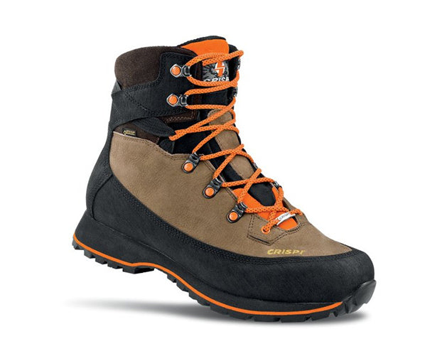 Scarponi Crispi Lapponia Evo GTX marroni con membrana Gore‑Tex – vista laterale
