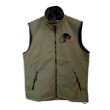 Softshell vest with embroidery