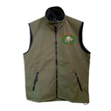 Softshell vest with embroidery