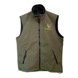 Softshell vest with embroidery