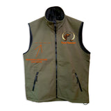 Softshell vest with embroidery