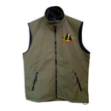 Softshell vest with embroidery