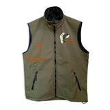 Softshell vest with embroidery