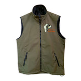 Softshell vest with embroidery