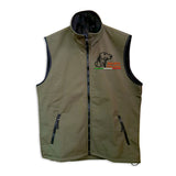 Softshell vest with embroidery