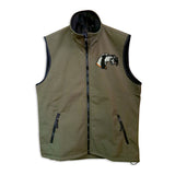 Softshell vest with embroidery