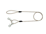 Double leash with crab clasp