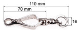 HS quick-release locking carabiner