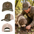 berretto Passione Tartufo con patch Lagotto Romagnolo effetto ricamo 3D e nome ricamato