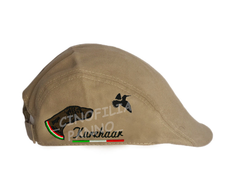 Kurzhaar flat cap with woodcock