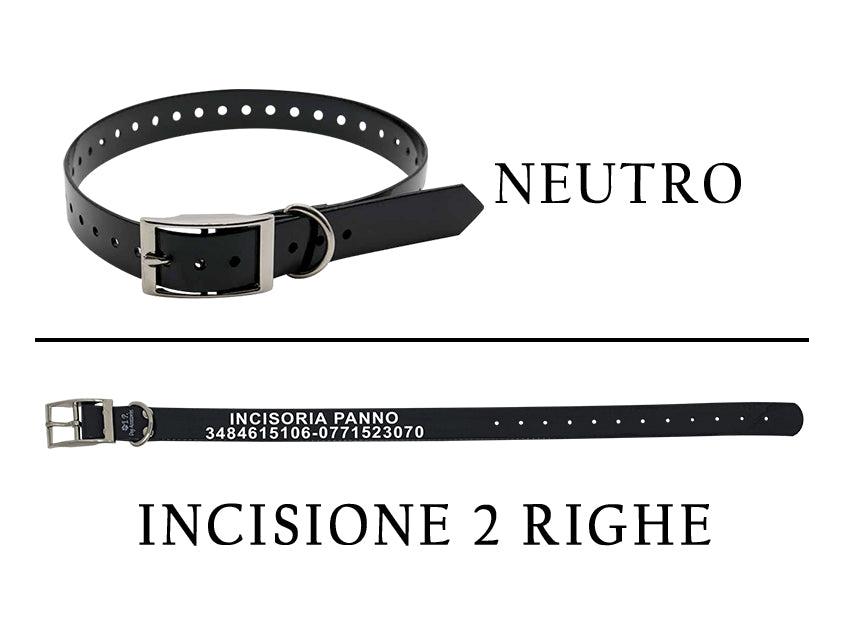 Collari incisi su 2 righe