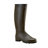 Stivali Le Chameau Country Cross Neoprene lined green vista laterale con suola Cross