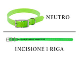 Collari alta visibilità incisi