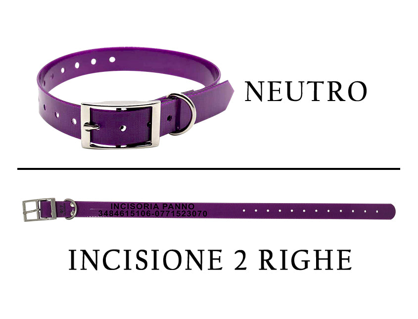 Collari incisi su 2 righe