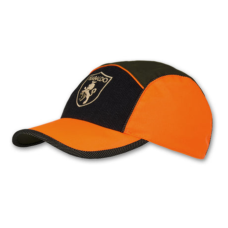 Cappello Trabaldo Apache ad alta visibilità con inserti arancio fluo e personalizzazione nome