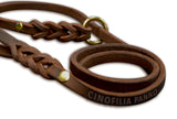 Guinzaglio strozzo in cuoio