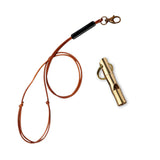 Bamboo brass whistle
