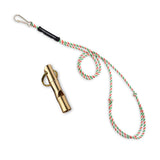 Fischietto ottone stile bambù Cinofilia Panno 5,5 cm