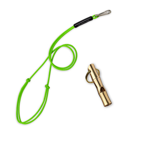 Fischietto ottone stile bambù Cinofilia Panno 5,5 cm