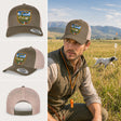berretto setter in gara con patch effetto ricamo 3D e nome personalizzato ricamato