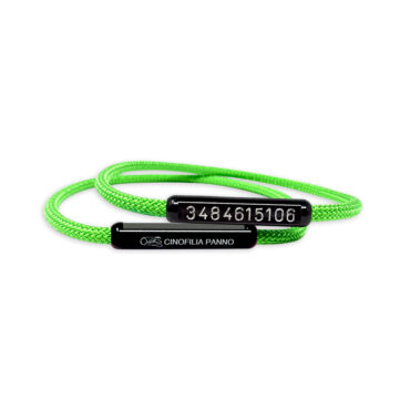 Collare in cordino nautico per cani, con bussolotto personalizzato resistent