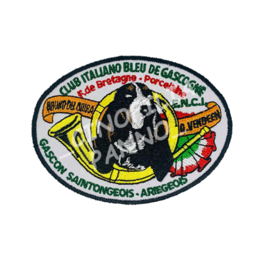 Patch Club italiano bleu de Gascogne